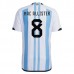 Argentina Alexis Mac Allister 8 2023/2024 Hemma Fotbollströjor Kortärmad